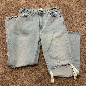 Abercrombie & Fitch Light Blue Boyfriend Jeans